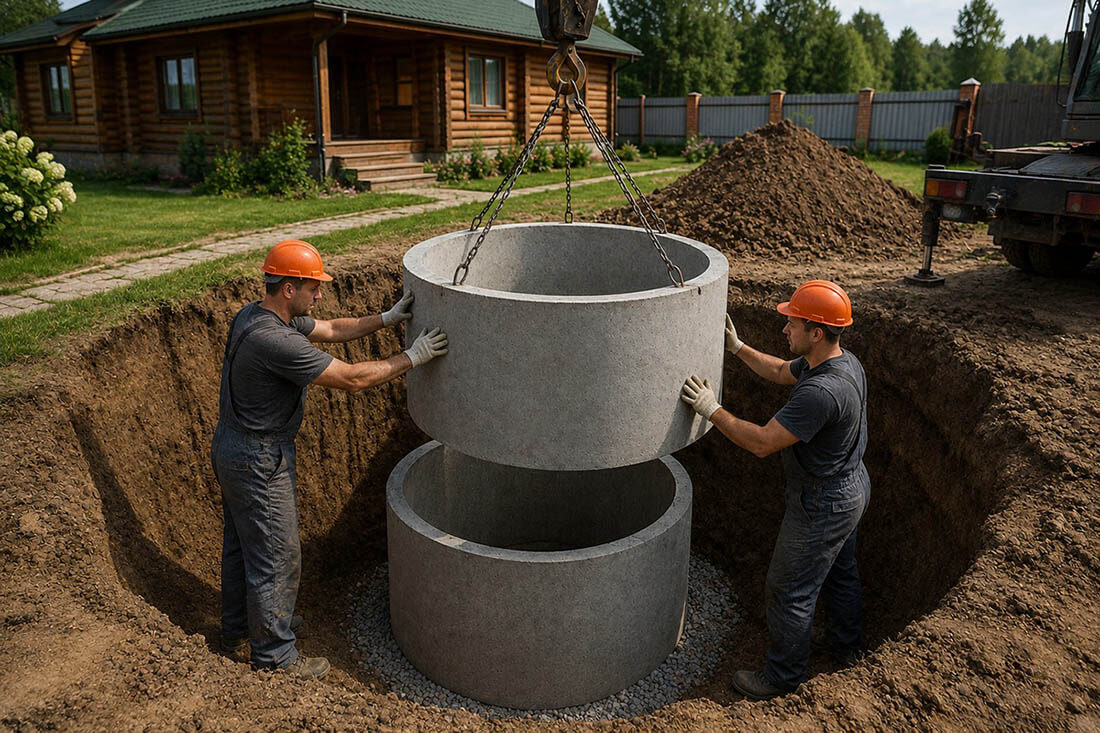 Установка ЖБИ-колец